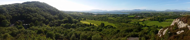Panorama of Cloona from the hill above